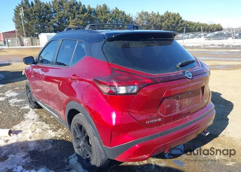 2021 Nissan Kicks Sr Xtronic Cvt из США, поврежденный, VIN 3N1CP5DV1ML524149
